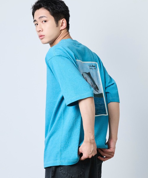 L.L.Bean(エルエルビーン)の「【JAPAN EDITION】ビーンズ 1980 ショートスリーブ・カタログ・トラウト・ティ(Tシャツ/カットソー・メンズ・ブルーグリーン/ライトグレー/パープル・LARGE/MEDIUM/SMALL)」の22枚目の写真