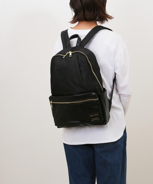 Legato Largo(レガートラルゴ)の「Legato Largo オールデイ10ポケットリュック(バックパック/リュック・レディース・ネイビー/グレー/ブラック/グレイッシュベージュ・FREE)」の6枚目の写真