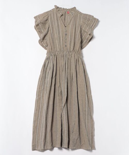 チャイハネ(チャイハネ)の「【チャイハネ】南インド綿ナナミィワンピース(ワンピース・レディース・ブラウン/ネイビー/ベージュ・FREE)」の1枚目の写真