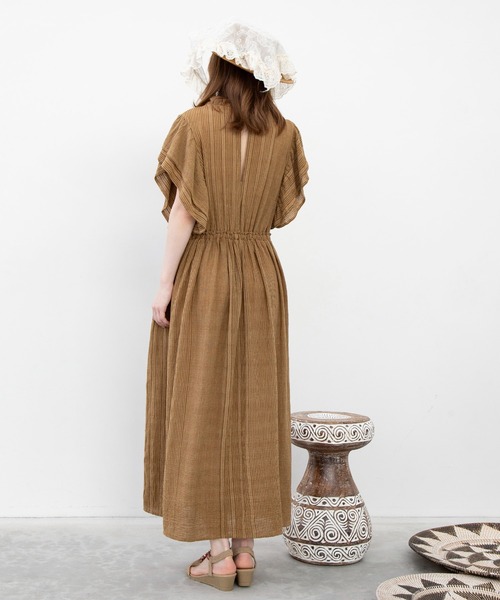 チャイハネ(チャイハネ)の「【チャイハネ】南インド綿ナナミィワンピース(ワンピース・レディース・ブラウン/ネイビー/ベージュ・FREE)」の13枚目の写真