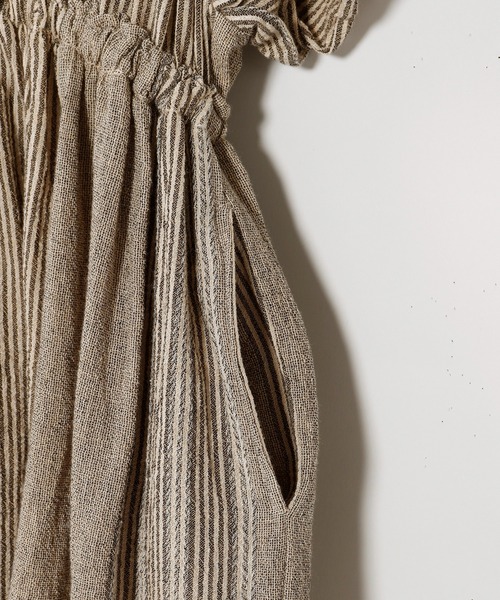 チャイハネ(チャイハネ)の「【チャイハネ】南インド綿ナナミィワンピース(ワンピース・レディース・ブラウン/ネイビー/ベージュ・FREE)」の6枚目の写真