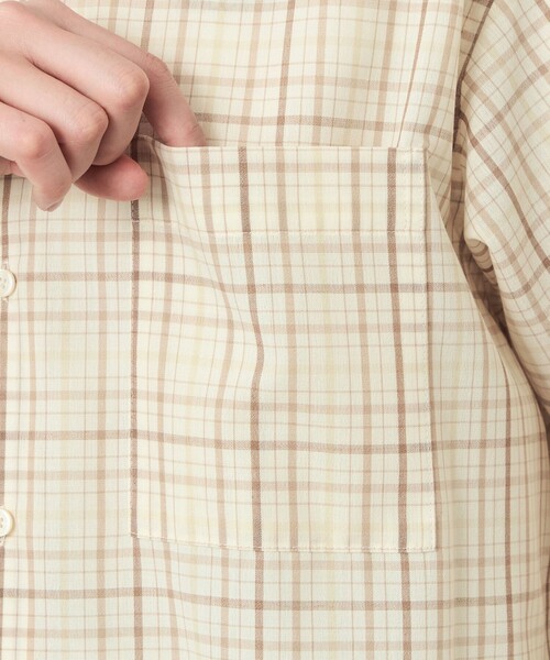 MACKINTOSH PHILOSOPHY(マッキントッシュ フィロソフィー)の「GREY LABEL ボイルチェックレギュラーカラーシャツ(シャツ/ブラウス・レディース・ベージュ/ブラウン系その他5・2/6)」の9枚目の写真