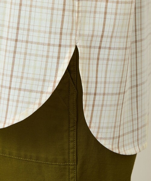 MACKINTOSH PHILOSOPHY(マッキントッシュ フィロソフィー)の「GREY LABEL ボイルチェックレギュラーカラーシャツ(シャツ/ブラウス・レディース・ベージュ/ブラウン系その他5・2/6)」の10枚目の写真