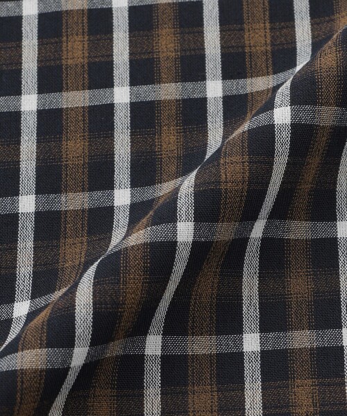 MACKINTOSH PHILOSOPHY(マッキントッシュ フィロソフィー)の「GREY LABEL ボイルチェックレギュラーカラーシャツ(シャツ/ブラウス・レディース・ベージュ/ブラウン系その他5・2/6)」の12枚目の写真