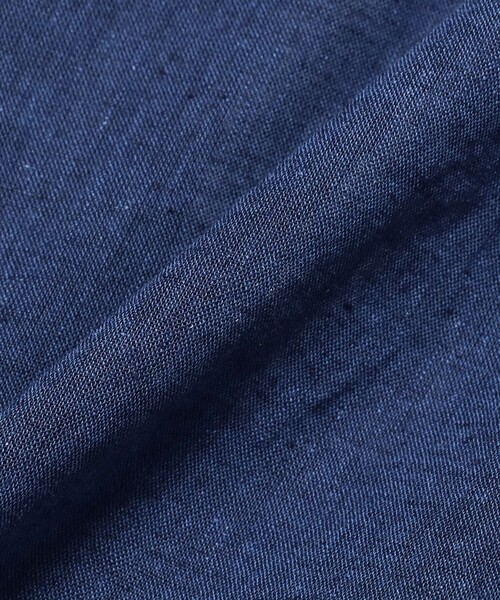 ORIAN(オリアン)の「ORIAN / リネンコットン カプリシャツ(シャツ/ブラウス・メンズ・ネイビー/ケリーグリーン・M/L/XL)」の9枚目の写真