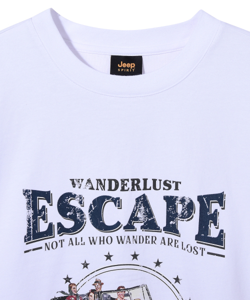JEEP(ジープ)の「DUSTY ピグメントグラフィック半袖(JQ5TSU608WH)(Tシャツ/カットソー・レディース・その他・SMALL/MEDIUM/LARGE/X-LARGE)」の4枚目の写真