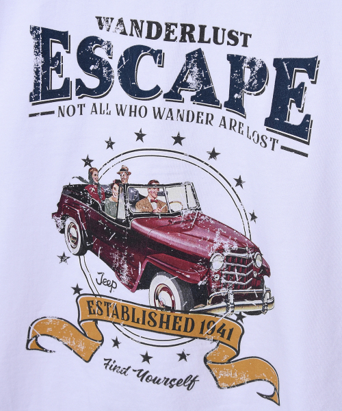 JEEP(ジープ)の「DUSTY ピグメントグラフィック半袖(JQ5TSU608WH)(Tシャツ/カットソー・レディース・その他・SMALL/MEDIUM/LARGE/X-LARGE)」の7枚目の写真