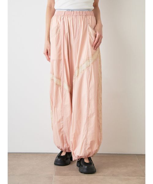 Chacott（チャコット）の「【Chacott】コラボナイロンレースパンツ（その他パンツ・レディース・ライム/ピンク/オフホワイト・0/1）」の8枚目の写真