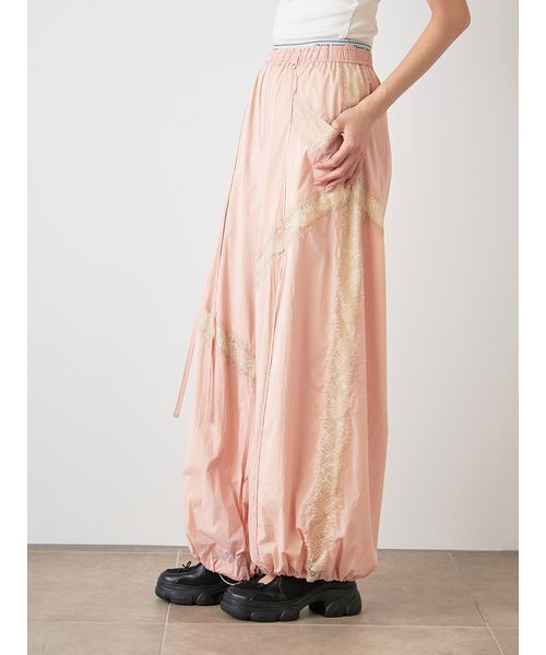 Chacott（チャコット）の「【Chacott】コラボナイロンレースパンツ（その他パンツ・レディース・ライム/ピンク/オフホワイト・0/1）」の10枚目の写真