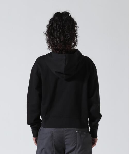Calvin Klein(カルバン・クライン)の「Calvin Klein Jeans(カルバンクラインジーンズ)LS MONOGRAM TERRY CROPPED PARKA/モノグラムテリークロップドパーカー(パーカー・レディース・ホワイト/ブラック・S)」の7枚目の写真