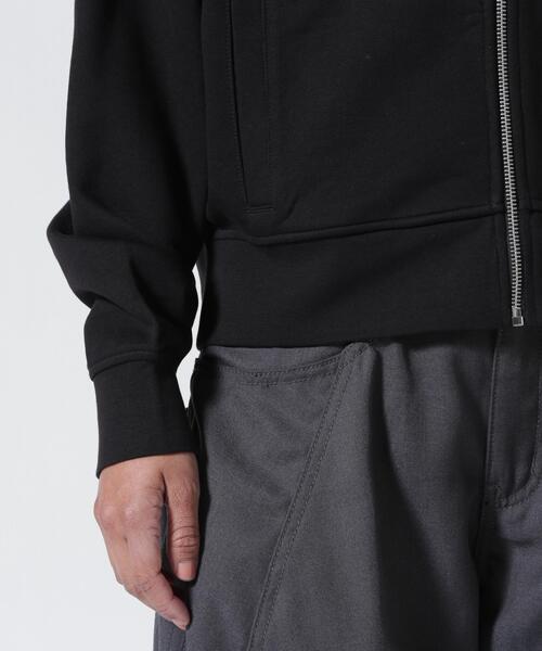 Calvin Klein(カルバン・クライン)の「Calvin Klein Jeans(カルバンクラインジーンズ)LS MONOGRAM TERRY CROPPED PARKA/モノグラムテリークロップドパーカー(パーカー・レディース・ホワイト/ブラック・S)」の10枚目の写真