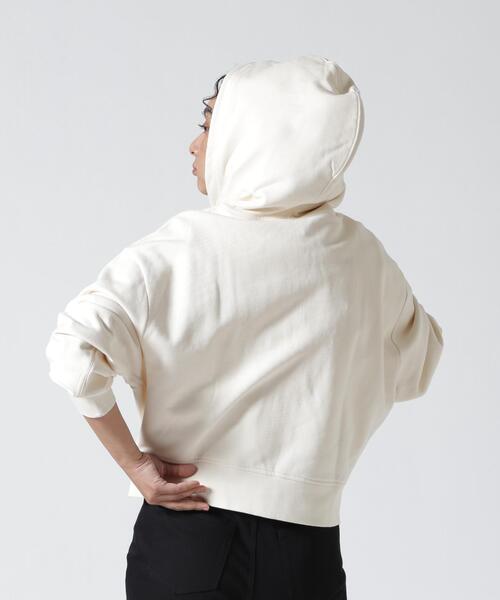 Calvin Klein(カルバン・クライン)の「Calvin Klein Jeans(カルバンクラインジーンズ)LS MONOGRAM TERRY CROPPED PARKA/モノグラムテリークロップドパーカー(パーカー・レディース・ホワイト/ブラック・S)」の19枚目の写真