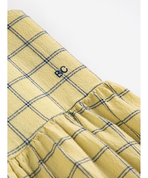 BOBO CHOSES(ボボショーズ)の「Spicy Window Pane woven dress(ワンピース・キッズ・イエロー・2-3YEAR/4-5YEAR/6-7YEAR)」の2枚目の写真
