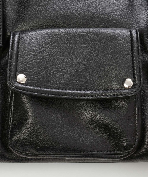 PAGEBOY(ページボーイ)の「【500mlペットボトル収納可能】2WAYボストンバッグ(ボストンバッグ・レディース・オフホワイト/ブラック・FREE)」の4枚目の写真