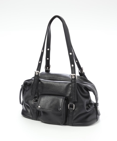 PAGEBOY(ページボーイ)の「【500mlペットボトル収納可能】2WAYボストンバッグ(ボストンバッグ・レディース・オフホワイト/ブラック・FREE)」の3枚目の写真