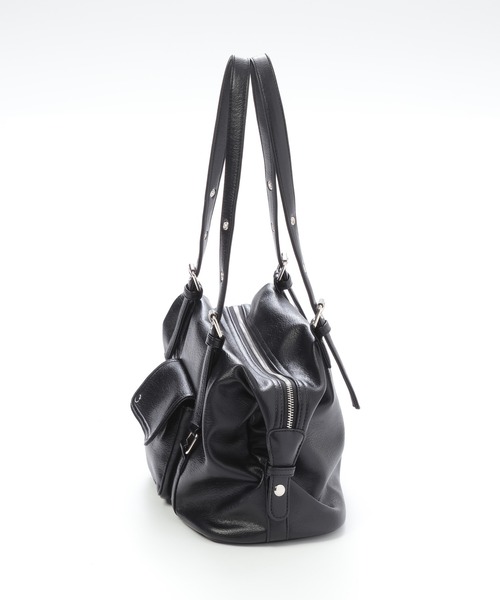 PAGEBOY(ページボーイ)の「【500mlペットボトル収納可能】2WAYボストンバッグ(ボストンバッグ・レディース・オフホワイト/ブラック・FREE)」の10枚目の写真