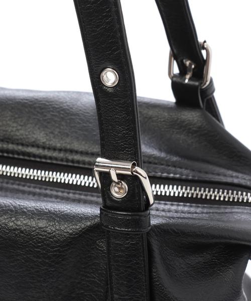 PAGEBOY(ページボーイ)の「【500mlペットボトル収納可能】2WAYボストンバッグ(ボストンバッグ・レディース・オフホワイト/ブラック・FREE)」の15枚目の写真