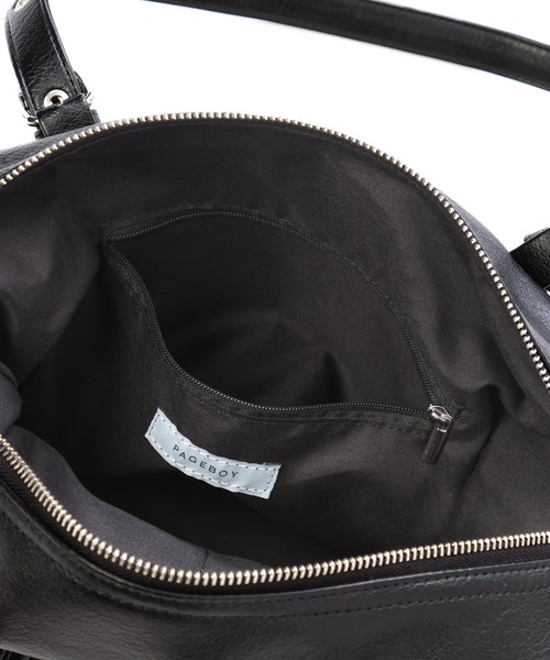 PAGEBOY(ページボーイ)の「【500mlペットボトル収納可能】2WAYボストンバッグ(ボストンバッグ・レディース・オフホワイト/ブラック・FREE)」の22枚目の写真