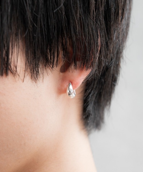 完売品 SINSS SILVER925 ピアス(片耳用) Silver 925 teardrop pierce / シルバー925シズクピアス（ピアス（片耳