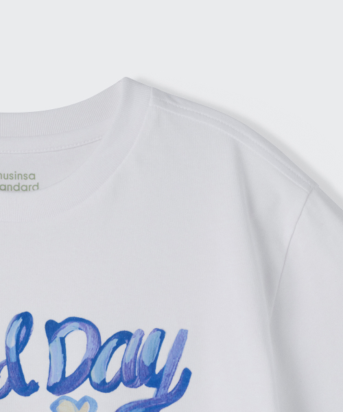 MUSINSA STANDARD KIDS（ムシンサスタンダードキッズ）の「[スロコースターコラボ] リラックスドTシャツ2パック2（Tシャツ/カットソー・レディース・その他・110/120/130/140/150）」の5枚目の写真
