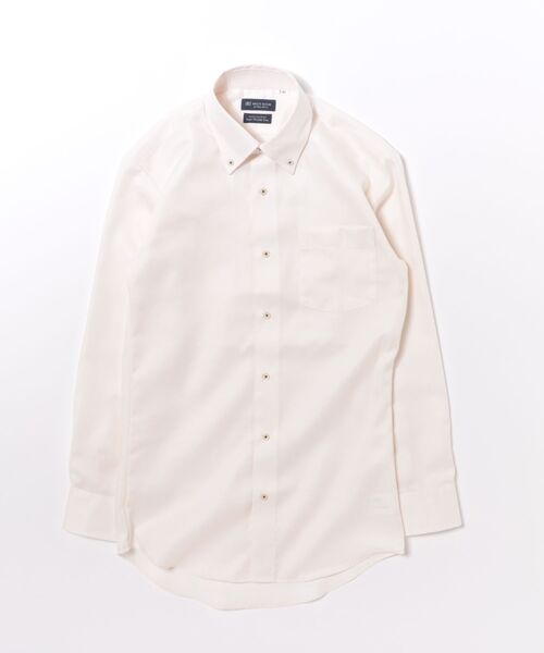 TOKYO SHIRTS（トウキョウシャツ）の「【超形態安定】形態安定ノンアイロン ボタンダウン 長袖ビジネスワイシャツ（ビジネスシャツ・メンズ・イエロー・首回り43cm-裄丈86cm/首回り43cm-裄丈82cm/首回り42cm-裄丈86cm/首回り42cm-裄丈82cm/首回り41cm-裄丈86cm/首回り41cm-裄丈82cm/首回り39cm-裄丈84cm/首回り39cm-裄丈80cm/首回り37cm-裄丈84cm/首回り37cm-裄丈80cm）」の6枚目の写真