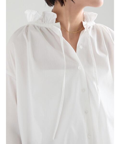 Te chichi（テチチ）の「レースカフスブラウス（シャツ/ブラウス・レディース・サックスブルー/オフホワイト/ブルー・F）」の15枚目の写真