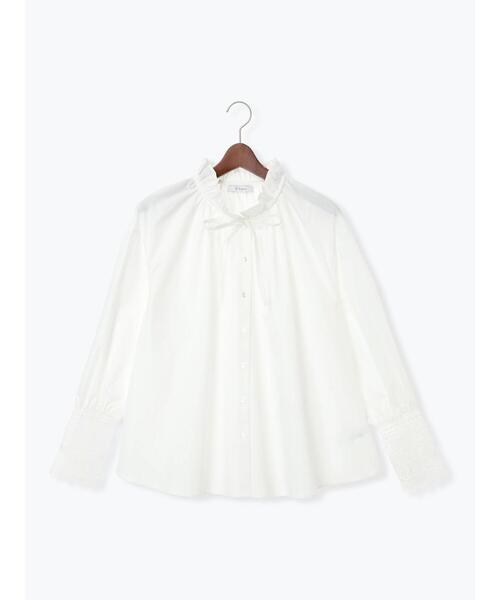 Te chichi（テチチ）の「レースカフスブラウス（シャツ/ブラウス・レディース・サックスブルー/オフホワイト/ブルー・F）」の17枚目の写真