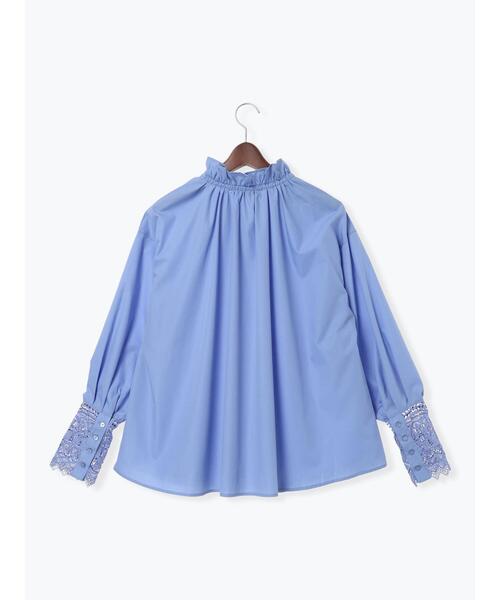 Te chichi（テチチ）の「レースカフスブラウス（シャツ/ブラウス・レディース・サックスブルー/オフホワイト/ブルー・F）」の20枚目の写真
