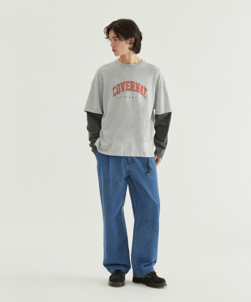 COVERNAT(カバーナット)の「アーチロゴレイヤードロングスリーブエクリュ(Tシャツ/カットソー・レディース・その他・SMALL/MEDIUM/LARGE/X-LARGE)」の3枚目の写真
