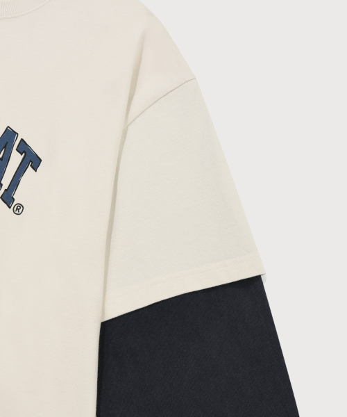 COVERNAT(カバーナット)の「アーチロゴレイヤードロングスリーブエクリュ(Tシャツ/カットソー・レディース・その他・SMALL/MEDIUM/LARGE/X-LARGE)」の9枚目の写真