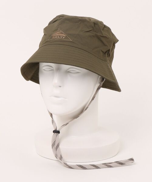 KELTY（ケルティ）の「【KELTY】Nylon Bucket Hat/ナイロンバケットハット KE26115004（ハット・レディース・グレイッシュベージュ/カーキ/ブラック/ブルー・FREE）」の3枚目の写真