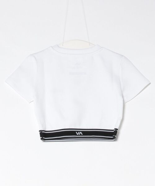 RVCA(ルーカ)の「RVCA/ルーカ ラッシュガード 半袖 Tシャツ UTILITY SPORT CROPPED SS BG043857 UT(Tシャツ/カットソー・レディース・ホワイト/ブラック・M)」の15枚目の写真