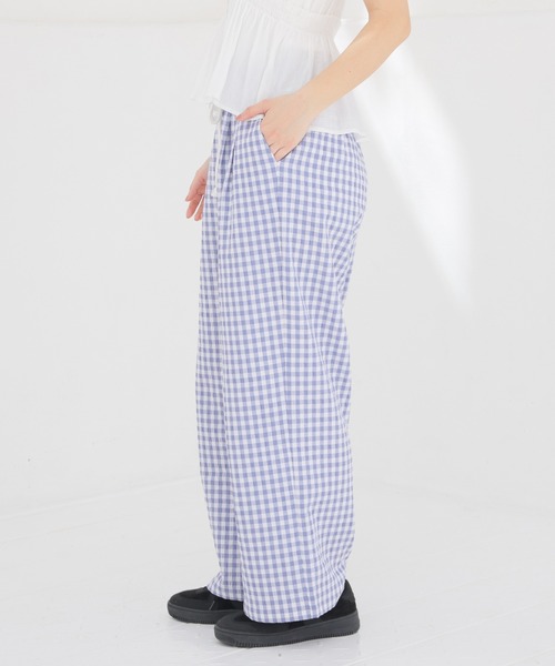Honeys（ハニーズ）の「総柄イージーパンツ（その他パンツ・レディース・ブラック系/ブルー系/ブラック×ベージュ・L/LL/M/S）」の17枚目の写真