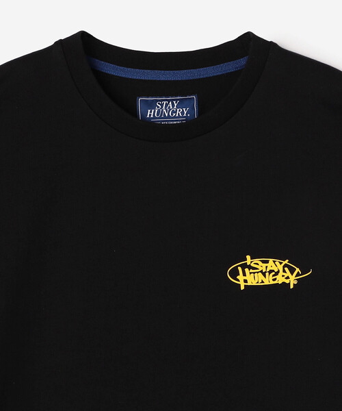 Bshop(ビショップ)の「STAY HUNGRY | ロゴ クルーネックTシャツ MEN(Tシャツ/カットソー・メンズ・ブラック・M/L)」の8枚目の写真