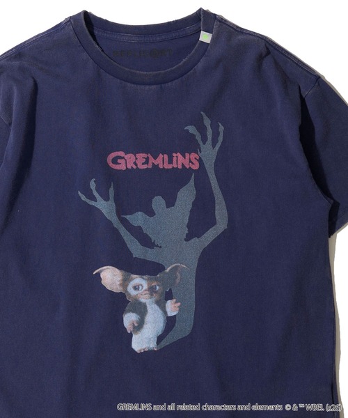 ADPOSION(アドポーション)の「【Gremlins / グレムリン】グラフィックプリントクルーネックTシャツ(Tシャツ/カットソー・レディース・ブラック/ホワイト系1/ネイビー/ホワイト系2・MEDIUM/X-LARGE/LARGE)」の4枚目の写真