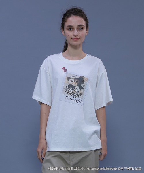 ADPOSION(アドポーション)の「【Gremlins / グレムリン】グラフィックプリントクルーネックTシャツ(Tシャツ/カットソー・レディース・ブラック/ホワイト系1/ネイビー/ホワイト系2・MEDIUM/X-LARGE/LARGE)」の9枚目の写真