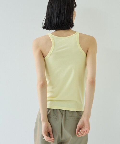 GALLEST（ギャレスト）の「アシンメトリーアメスリタンク（タンクトップ・レディース・ブラック/ライトイエロー系/ホワイト・38）」の13枚目の写真