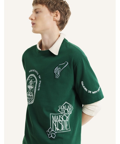 ART NOUVEAU STAMPS OVERSIZE TEE-SHIRT（Tシャツ/カットソー