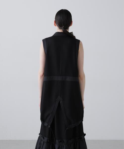 ADORE（アドーア）の「◆ソフトメッシュジャケット（テーラードジャケット・レディース・ブラック/ホワイト・38）」の5枚目の写真