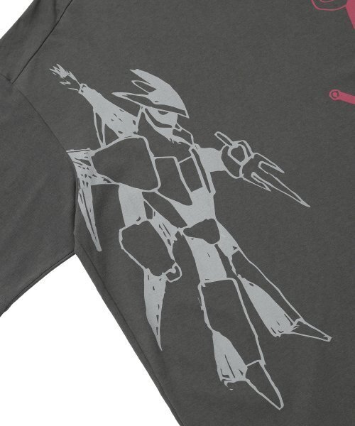 AJOBYAJO（アジョバイアジョ）の「Robots Duel Oversized T-Shirt [Charcoal]（Tシャツ/カットソー・レディース・その他・LARGE/XL）」の2枚目の写真
