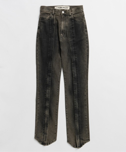 PRANK PROJECT（プランクプロジェクト）の「【2026Summer Pre-Order】ストレッチZIPデニムパンツ / Stretch Zip Denim Pants（デニムパンツ・レディース・ベージュ/ネイビー/ブルー・36/38）」の2枚目の写真