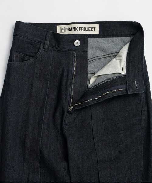 PRANK PROJECT（プランクプロジェクト）の「【2026Summer Pre-Order】ストレッチZIPデニムパンツ / Stretch Zip Denim Pants（デニムパンツ・レディース・ベージュ/ネイビー/ブルー・36/38）」の9枚目の写真