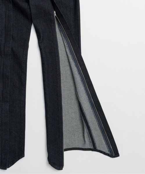 PRANK PROJECT（プランクプロジェクト）の「【2026Summer Pre-Order】ストレッチZIPデニムパンツ / Stretch Zip Denim Pants（デニムパンツ・レディース・ベージュ/ネイビー/ブルー・36/38）」の11枚目の写真