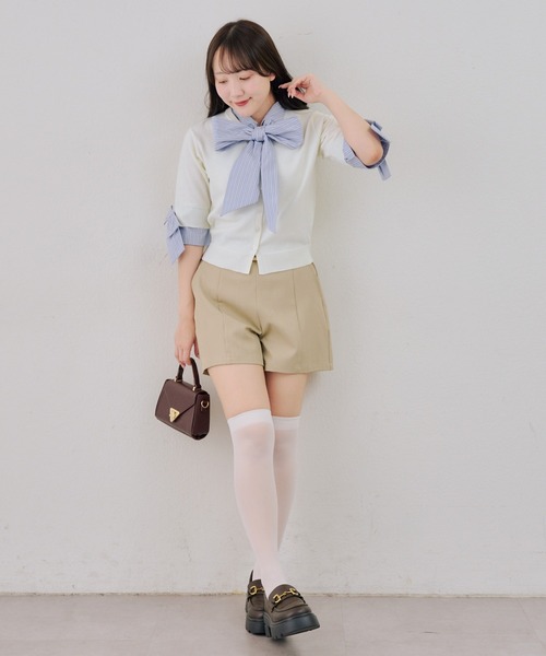 Another Branch olive des olive(アナザーブランチオリーブデオリーブ)の「【ANOTHER BRANCH】ドッツキングボウタイプルオーバー(シャツ/ブラウス・レディース・オフホワイト/グレー/ネイビー・FREE)」の12枚目の写真