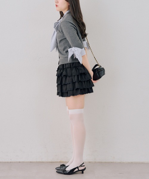 Another Branch olive des olive(アナザーブランチオリーブデオリーブ)の「【ANOTHER BRANCH】ドッツキングボウタイプルオーバー(シャツ/ブラウス・レディース・オフホワイト/グレー/ネイビー・FREE)」の22枚目の写真