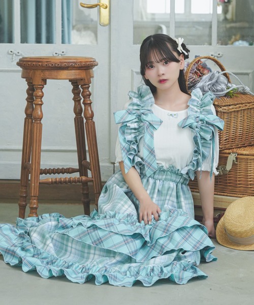 kutir(クティール)の「【クティールとレトロ】アソートキャンディパフカットソー(Tシャツ/カットソー・レディース・ネイビー/オフホワイト/アイボリー/ピンク/ライトイエロー・FREE)」の21枚目の写真