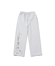 ESCAPEFROM（エスケープフロム）の「WARRR CLIPS プリントスウェットパンツ [3色]（スウェットパンツ）」