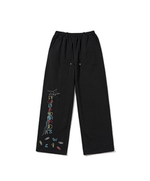 ESCAPEFROM（エスケープフロム）の「WARRR CLIPS プリントスウェットパンツ [3色]（スウェットパンツ）」