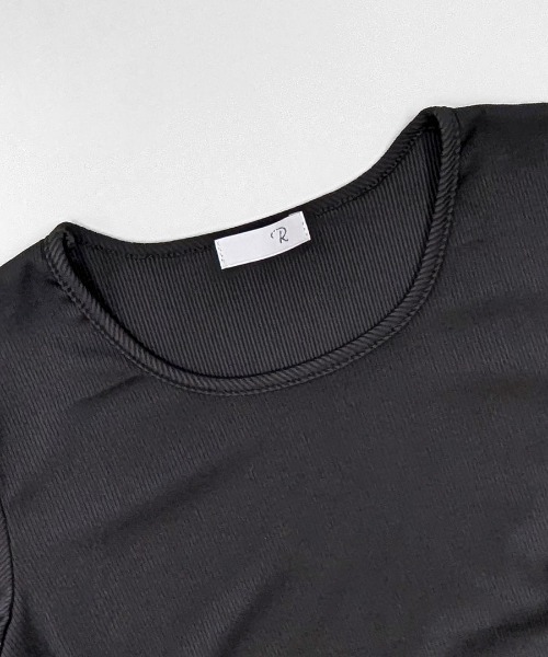 Riff（リフ）の「裾アシメフリルTシャツ（Tシャツ/カットソー・レディース・ホワイト/ブラック・FREE）」の22枚目の写真