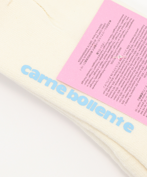 Carne Bollente（カルネボレンテ）の「【Carne Bollente/カルネボレンテ】 Socks Shocks（ソックス/靴下・レディース・ホワイト/ベージュ・FREE）」の4枚目の写真